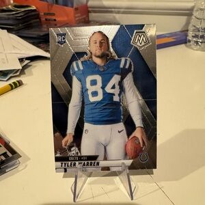 🔥 2025 Tyler Warren Panini Mosaic Rookie Card. Indianapolis colts